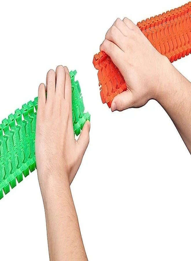 HARIRUP Glow in The Dark Twister Race Car Track with Flashing Lights - Flexible Railway for Mini Cars, Single Pack - Image 3